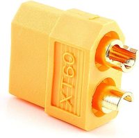 Connecteur de chargeur de batterie Li-ion Vapcell OEM XT30 XT60 XT90 XT60H en cuivre nickelé/plaqué or avec câble en ruban PET Kapton pour batterie 18650