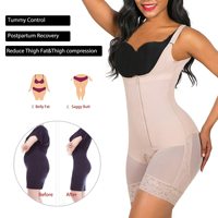 Haute compression personnalisé colombien Faja ceinture body Powernet Shorts Shapewear femmes nouveau bout à bout BBL Fajas Colombianas