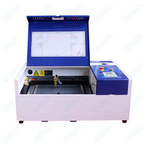 Mini 4040 Co2 Laser Cutting Engraving Machine 60W 50W for Wood MDF Stone Rubber Stamp Crystal Engraving <strong>by</strong> Ruida - Product Image 4