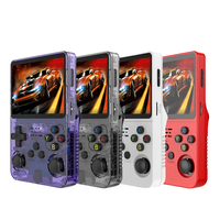 Console de jeu vidéo portable IPS Retro R36S de 3.5 pouces avec 10000 jeux prend en charge TV/manette de jeu pour une lecture améliorée du jeu vidéo