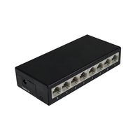 Commutateur Ethernet Rj45 8 ports Ports 100mbps Commutateur de réseau rapide de bureau Commutateur de concentrateur Lan Ethernet