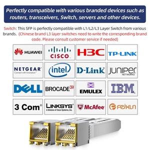 Совместим с оптическим приемопередатчиком <span class=keywords><strong>Cisco</strong></span> RJ45 SFP-10G-T-X 100 м 30 м 10GBASE-T 10 г SFP + медный модуль - Product Image 5