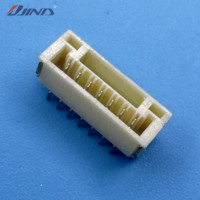 Connecteur mâle SMT JINDA 1.25T-7-WT-7A, pas de 1.25 mm, 7 broches, montage horizontal, fil vers carte, borne de connexion PCB