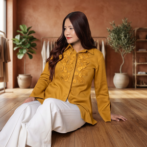 Women Smart Fit <b>Shirt</b> with Button Closure for <b>Office</b> College Casual & Everyday Fashion Buy Direct From Supplier - Product Image 2