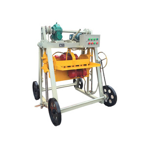 Blok pembuat dinding beton berongga portabel, mesin pembuat Blok 6 inci untuk konstruksi rumah - Product Image 3