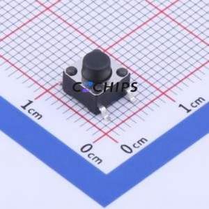 K2-1102SP-D4SC-04 Tactile Switch SMD-4P,6x6mm Switch 2.5N Vertical Mount 6mm 6mm - Product Image 1