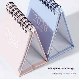 2026 Morandi Mini Kawaii anglais <span class=keywords><strong>calendrier</strong></span> 6 couleurs papier Table <span class=keywords><strong>calendrier</strong></span> de bureau imprimé affichage <span class=keywords><strong>calendrier</strong></span> - Product Image 4
