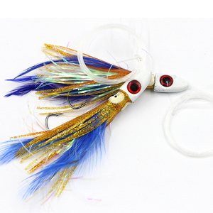 Selco Schleppangeln Kepala Jig Ulo Trolling esca da pesca attrezzatura traina polpo metallo esca Jig Lure - Product Image 5