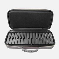 Green & Black Electronic Keyboard Portable Hard Shell Protective EVA Storage Bag