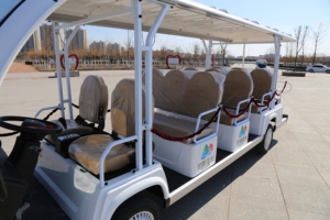WELIFTRICH 14 Seater 72V Electric Sightseeing Car <b>Bus</b> 30km/h Max Speed 80-100km Range 5 Kw DC/AC Motor CE Certified - Product Image 3