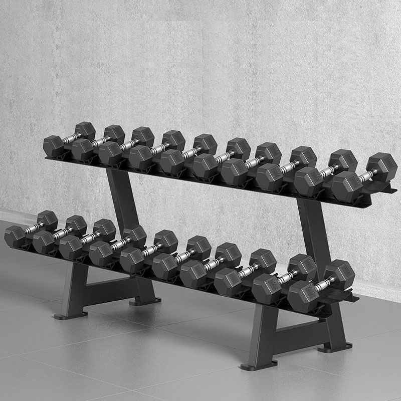 Manubrio Esagonale Gomma To 70kg - Professionale Per Palestra E Home Gym - Foto 8