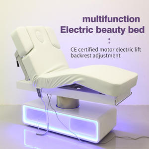 Lit spa électrique blanc de style européen Offre Spéciale moderne de haut design Tables de massage hautes 3 moteurs Lits Garantie 10 ans - Product Image 2