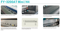 Impresora de Inyección de Tinta Eco Solvente Challenger FY-3200AT Mini H4 2024, Nueva Actualización, Mejor Rendimiento, 3.2M, con I3200 E1
