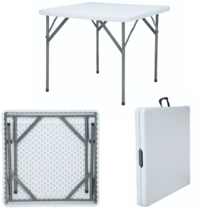 square <strong>Tables</strong> Folded <strong>Table</strong> Pliante Plastic 3ft Folding Hotel <strong>Trestle</strong> 6 ft Foldable <strong>Table</strong> - Product Image 1