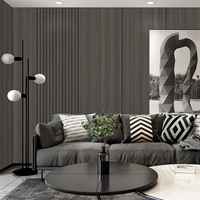 2 Gulungan Wallpaper Dinding 3D Motif Kayu Veneer, Perekat Sendiri, Tebal, Digunakan untuk Dinding Latar TV Ruang Tamu