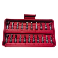 Ensemble d'outils de réparation automobile et domestique professionnel de 46 pièces, comprenant des meuleuses, des perceuses, des tournevis, des outils à main, un coffret rigide combiné