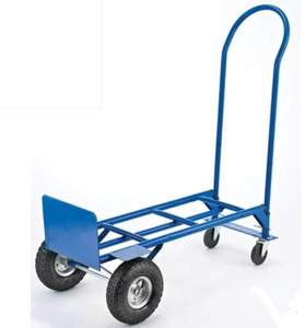 Chariot de jardin pliable en acier, chariot convertible - Product Image 2
