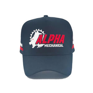 Casquettes de camionneur personnalisées de haute qualité avec broderie et bandes latérales, vente en gros, <span class=keywords><strong>moins</strong></span> chères, multicolores, casquettes de camionneur australiennes - Product Image 2