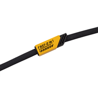 Kabel Data USB Tipe C pengisian daya cepat, kabel Data datar jalinan cepat 3 in 1 Universal