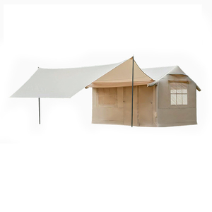 Tenda da <span class=keywords><strong>Campeggio</strong></span> Gonfiabile Oxford a Due Camere per 2 Persone, Montaggio Rapido, Glamping Estivo con Impermeabilità 1500-2000mm - Product Image 5