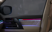 Éclairage d'ambiance intérieur automobile de haute qualité, symphonie de lumières, adapté à Toyota Land Cruiser 10-21, lumière et ombre dynamiques, 26 lumières colorées