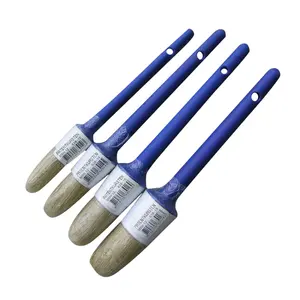 Professional Furniture Paint Brush Chalk Brush Synthetic Painter Bristle Artisan Series Round Wax Brush Set