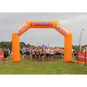 Custom Branded Inflatable Entry Arch Start Finish Line Archway Inflatable Entrance Arch Advertising For Events