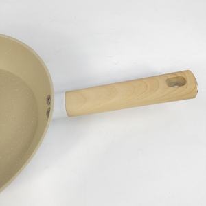 Poêle à frire en <span class=keywords><strong>pierre</strong></span> <span class=keywords><strong>de</strong></span> <span class=keywords><strong>lave</strong></span> avec couvercle, antiadhésive, avec manche en bois, un ensemble <span class=keywords><strong>de</strong></span> poêles et <span class=keywords><strong>de</strong></span> casseroles pour cuisinières à induction - Product Image 5