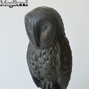 Hibou en polyrésine Sculpture de <span class=keywords><strong>jardin</strong></span> en résine décorative Sculpture animale fabriquée en métal pour la décoration de la maison - Product Image 4