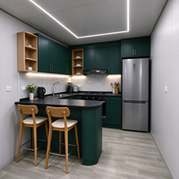 Villa préfabriquée de luxe extensible de 40 pieds, écoénergétique et personnalisable, installation facile pour villa familiale et hébergement de glamping