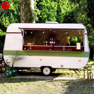 Camion de restauration rapide mobile OEM chariot de restauration mobile d'extérieur chariot de café thé chariot de crème glacée à vendre - Product Image 2