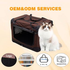 Jaula de Transporte para Mascotas de Alta Calidad, Resistente, con Laterales Suaves, Malla Transpirable, Aprobada por Aerolíneas, con Tazón Plegable para Perros y Gatos - Product Image 6