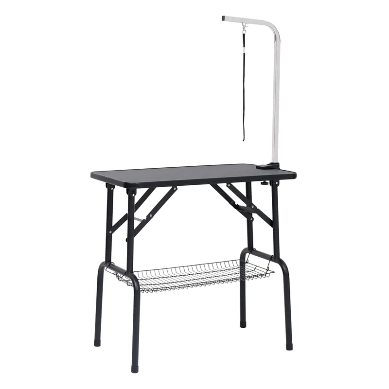 Manufacturer Stainless Steel Folding Pet Grooming table is suitable for small and medium-sized pet dogs and cats