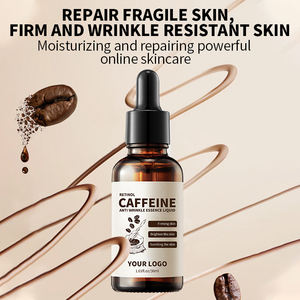 Sérum Visage Liquide Hydratant et Raffermissant Éclaircissant à Marque Blanche avec Caféine et Anti-Rides pour Soin Blanchissant de la Peau - Product Image 3