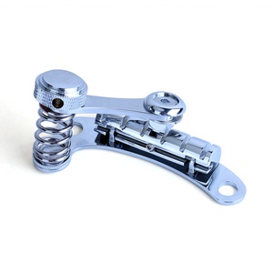 Puente de Trémolo Cromado al por Mayor para Guitarra <span class=keywords><strong>LP</strong></span> SG, Cordal para Guitarra <span class=keywords><strong>Jazz</strong></span>, Piezas de Repuesto - Product Image 1