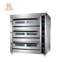 Horno eléctrico de 3 pisos y 24 bandejas con bandejas para pizza, para hornear pan, fermentar pasteles, calentar nueces, maíz, frutas, y otros alimentos. Equipo de horneado.