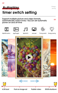 Usine en gros numérique toile Frameo Nft fabricant d'affichage 21.5 "mural Lcd Tv Wifi <span class=keywords><strong>cadre</strong></span> Photo numérique <span class=keywords><strong>cadre</strong></span> Art <span class=keywords><strong>cadre</strong></span> - Product Image 6