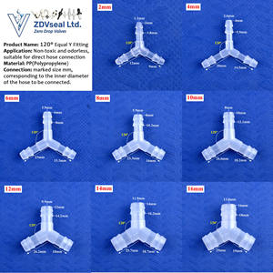 ZDVseal 120 Angle Y Raccord pour Microduct Connexion rapide Bornes en plastique étanches Idéal pour l'irrigation et les jardins - Product Image 3