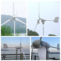 Générateur d'énergie éolienne horizontal personnalisé en usine, économiseur d'énergie alternatif pour usage domestique, avec 3 à 6 pales, 800 W, 12 V, 24 V