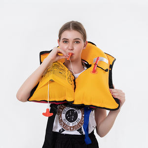 مصنع مورد جيليه دي Sauvetage CO2 وسادة هوائية نفخ سترة نجاة العائمة الإبحار سترة - Product Image 2