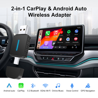 Rhythm Adaptateur Carplay sans fil 2-en-1 Sem Fio avec 4 Go de RAM Dongle USB pour Android Auto Carplay Dongle pour Coche
