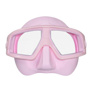 หน้ากากดำน้ำแบบใสทำจากซิลิโคนกันรังสียูวีวัสดุ PC ป้องกันหมอกหน้ากากสำหรับดำน้ำแบบฟรี - Product Image 2