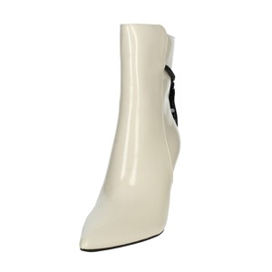 Stivaletti da donna con tacco alto da neve Slip-On in montone con tomaia in cotone traspirante per la stagione autunno inverno 24639 bianco - Product Image 6