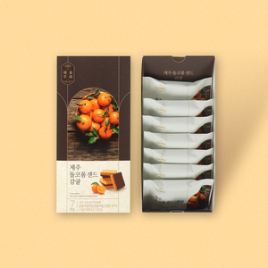 เวเฟอร์รสส้มพรีเมียม เจจู ดอลโคโรม 12 ชิ้น ของฝากท่องเที่ยวจากเกาะเชจู ขนมทานเล่นยามน้ำชา - Product Image 5