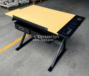 Offre Spéciale Station d'Art pour Artistes Scolaires, Bureau de <span class=keywords><strong>Dessin</strong></span> Unique et Réglable - Product Image 3