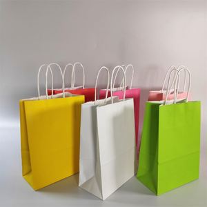 Bolsas de Papel Kraft Reciclables Ecológicas de 15*8*21cm con Asas Naturales para Fiestas, Cumpleaños Infantiles, Baby Shower, Manualidades y Velas - Product Image 3