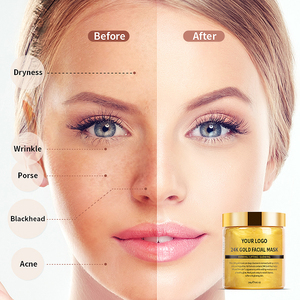 OEM al por mayor 24K oro colágeno máscara facial natural antienvejecimiento blanqueamiento orgánico colágeno <span class=keywords><strong>huevo</strong></span> máscara facial - Product Image 5