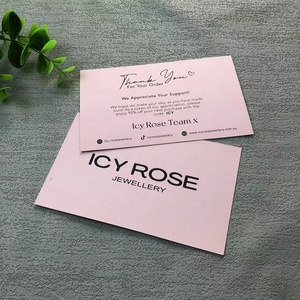 Tarjetas <span class=keywords><strong>de</strong></span> Regalo Comerciales <span class=keywords><strong>de</strong></span> Papel Personalizables <span class=keywords><strong>de</strong></span> Alta Calidad, Tarjetas <span class=keywords><strong>de</strong></span> Agradecimiento Rosas <span class=keywords><strong>por</strong></span> su <span class=keywords><strong>Compra</strong></span>, Personalizadas con Logotipo - Product Image 4