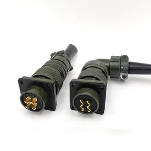 MS5015 Connector Pin Circular Connectors Socket 5015 Waterproof Standard Bayonet Male Electrical Cable IP67 Plug