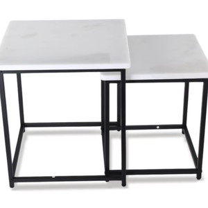 Tavolo da <span class=keywords><strong>Bar</strong></span> in Marmo Bianco Naturale Stile Minimalista Lucidato per Arredamento di <span class=keywords><strong>Bar</strong></span> Domestici e Banconi di Caffetterie di Alta Gamma - Product Image 1